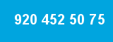 920 452 50 75 920 452 50 75